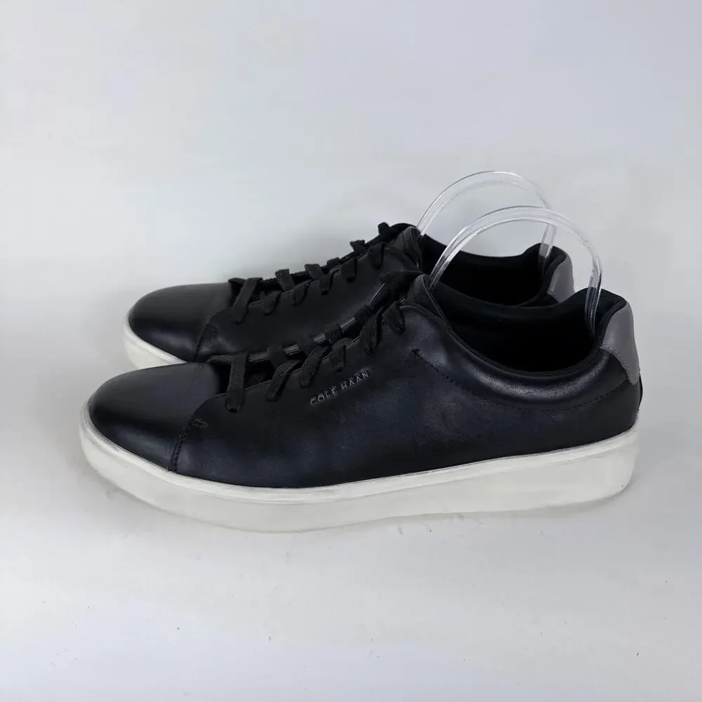 Cole Haan Grand Crosscourt Trainer Sneakers Men's 13 Black Leather Walking